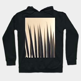 Palm leaf, soft colors photography Hoodie